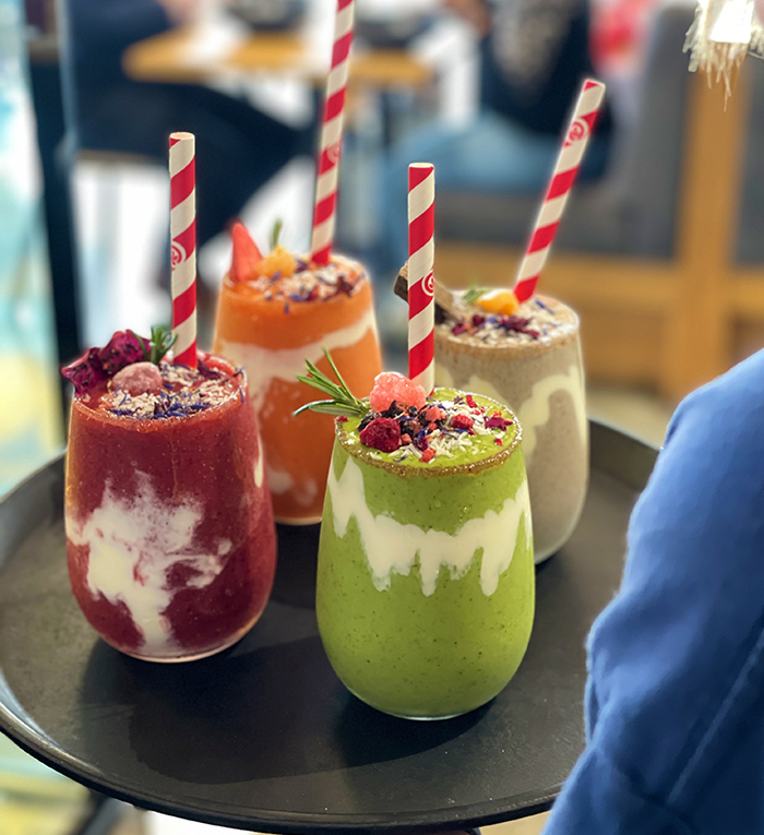 Smoothies selection